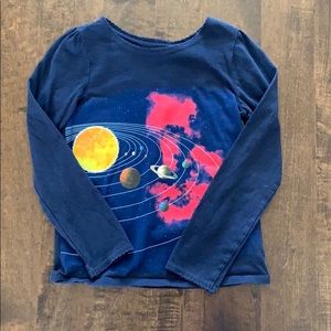 Land’s End outer space long sleeved shirt